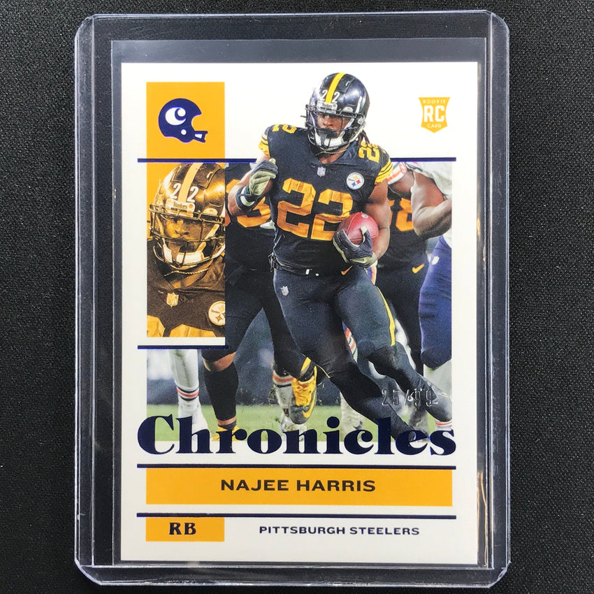 2021 Chronicles Najee Harris Rookie Chronicles Base Set Blue 25/99
