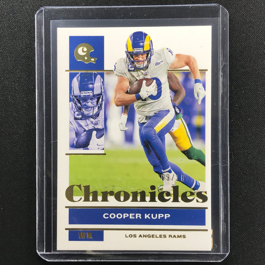 2021 Chronicles Cooper Kupp Chronicles Base Set Gold 9/10