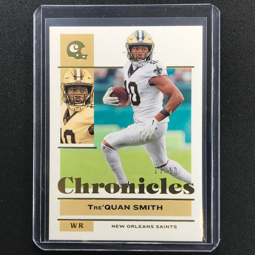 2021 Chronicles Trequan Smith Chronicles Base Set Gold 10/10