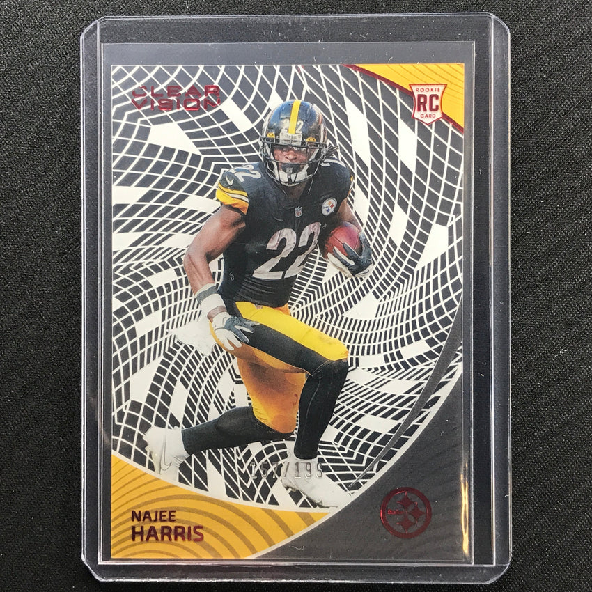 2021 Chronicles Najee Harris Clear Vision Rookie Red 157/199