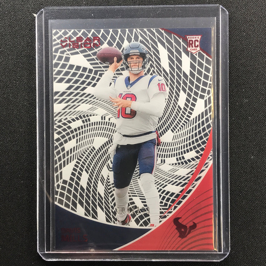 2021 Chronicles Davis Mills Clear Vision Rookie Red 108/199
