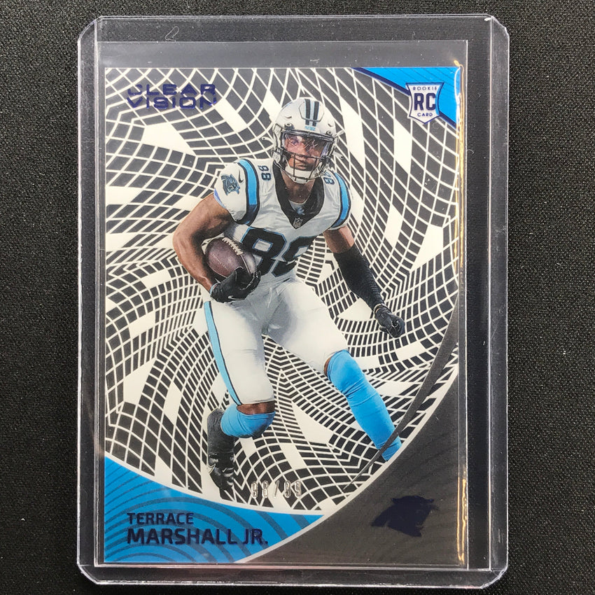 2021 Chronicles Terrace Marshall Jr. Clear Vision Rookie Blue 98/99