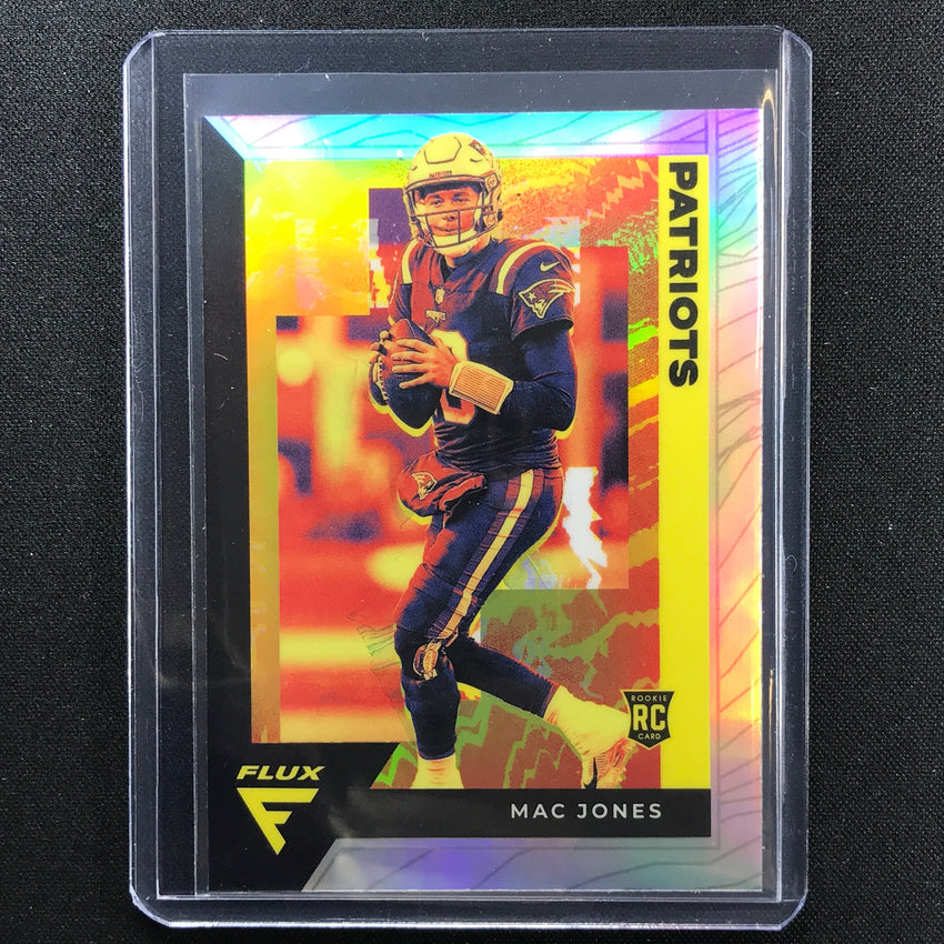 2021 Chronicles Mac Jones Flux Rookie Silver Prizm No 5