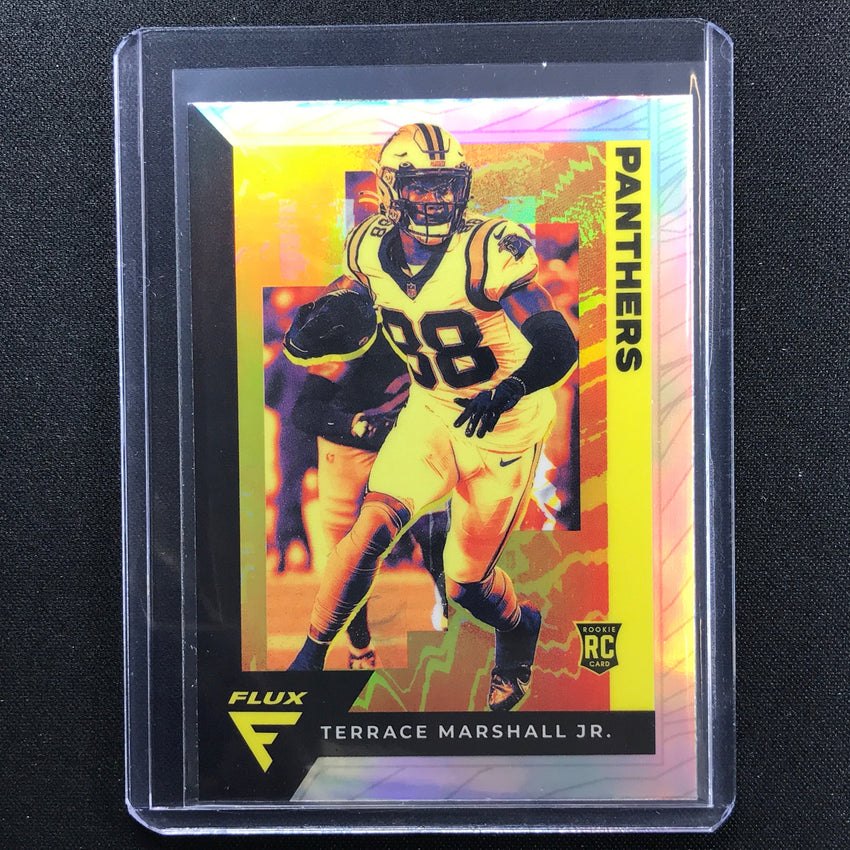 2021 Chronicles TERRACE MARSHALL JR. Flux Rookie Silver Prizm #16
