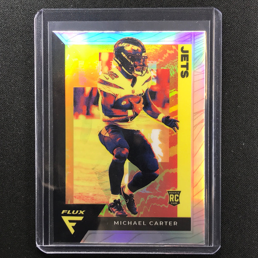 2021 Chronicles MICHAEL CARTER Flux Rookie Silver Prizm #18