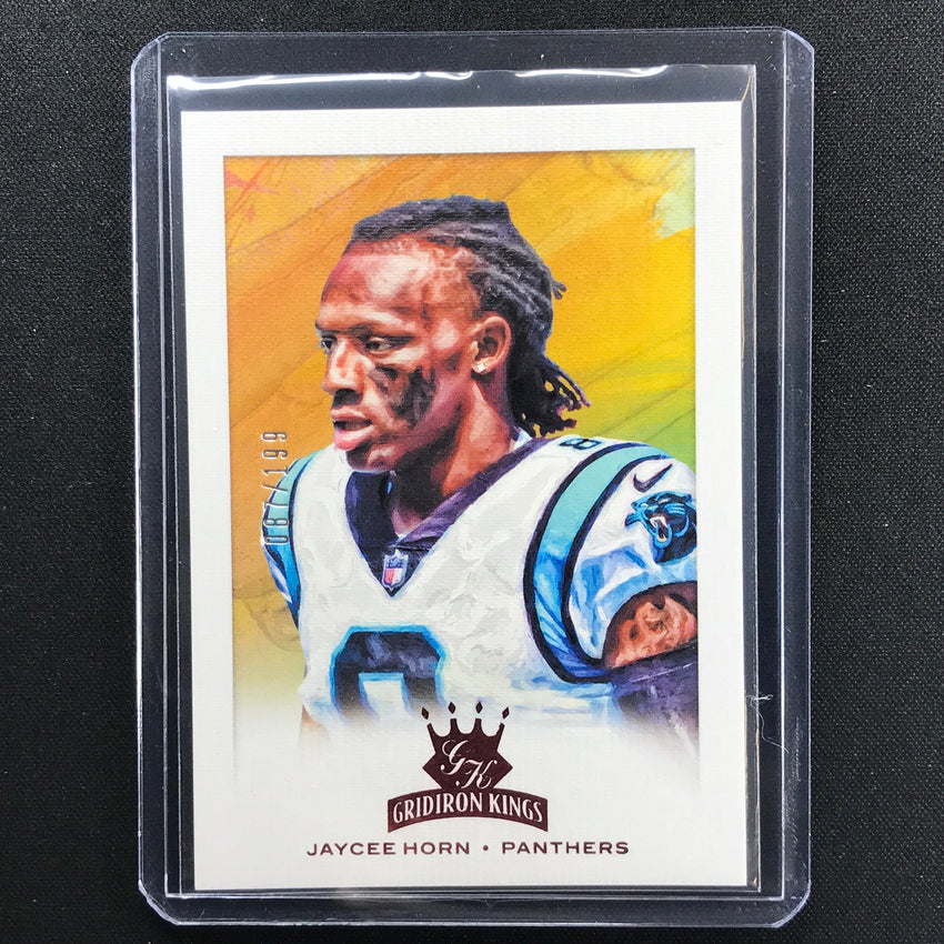 2021 Chronicles Jaycee Horn Gridiron Kings Rookie Red 87/199