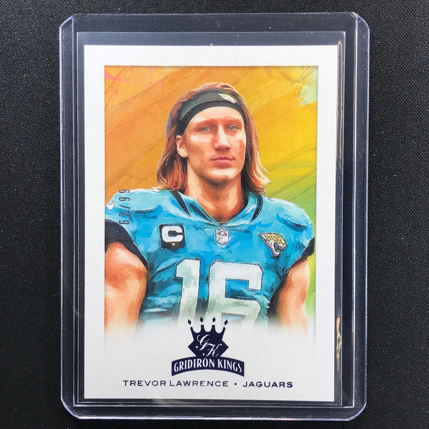 2021 Chronicles Trevor Lawrence Gridiron Kings Rookie Blue 62/99