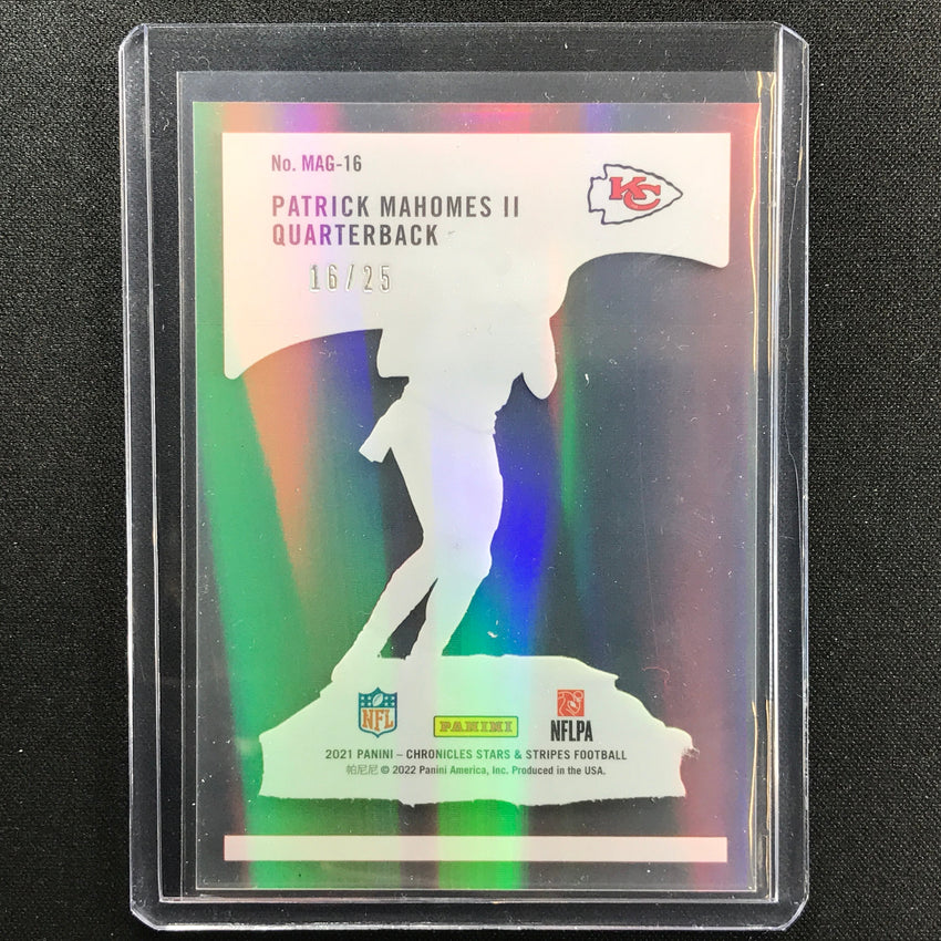2021 Chronicles Patrick Mahomes Ii Magnitude Holo Silver 16/25