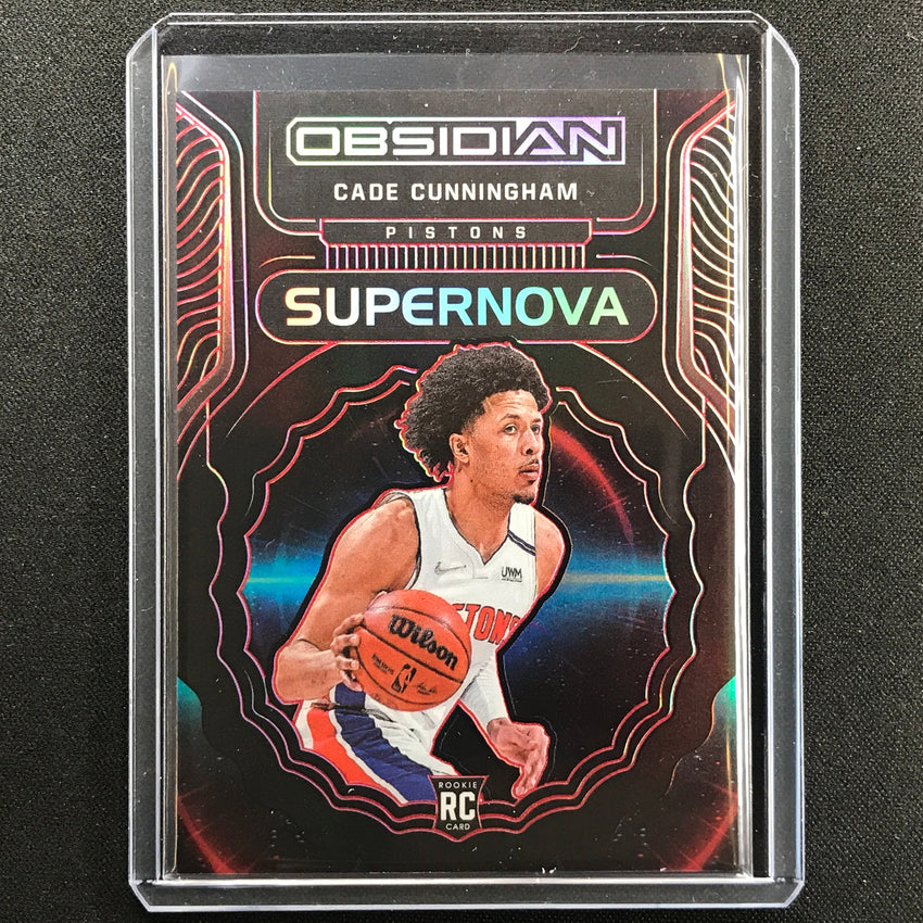 2021-22 Obsidian Cade Cunningham Rookie Supernova Electric Etch Red 3/5