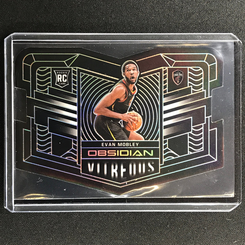 2021-22 Obsidian EVAN MOBLEY Rookie Vitreous Die-Cut SSP #5