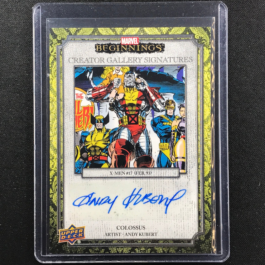 2022 Marvel Beginnings Vol. 2 Series 1 Colossus - Andy Kubert Auto No Ak