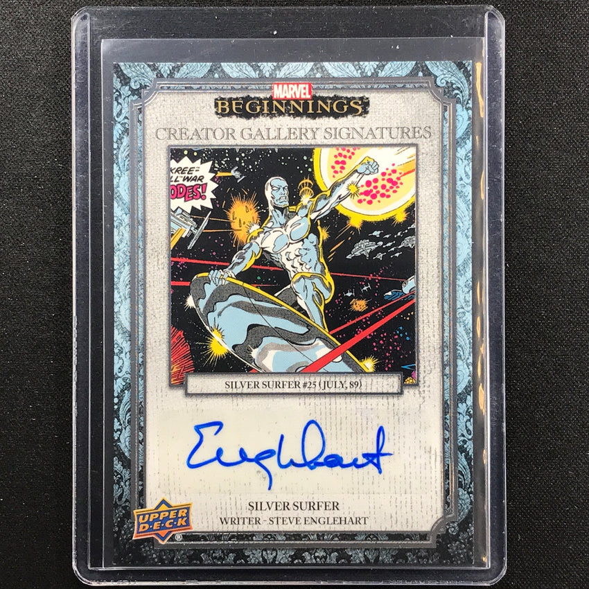 2022 Marvel Beginnings Vol. 2 Series 1 Silver Surfer - Steve Englehart Auto No Se