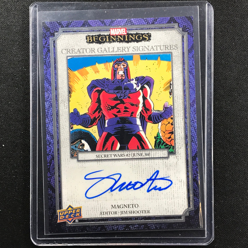2022 Marvel Beginnings Vol. 2 Series 1 Magneto - Jim Shooter Auto No Js