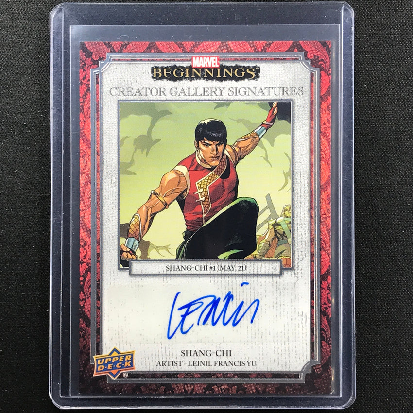 2022 Marvel Beginnings Vol. 2 Series 1 Shang-chi - Leinil Francis Yu Auto No Lf