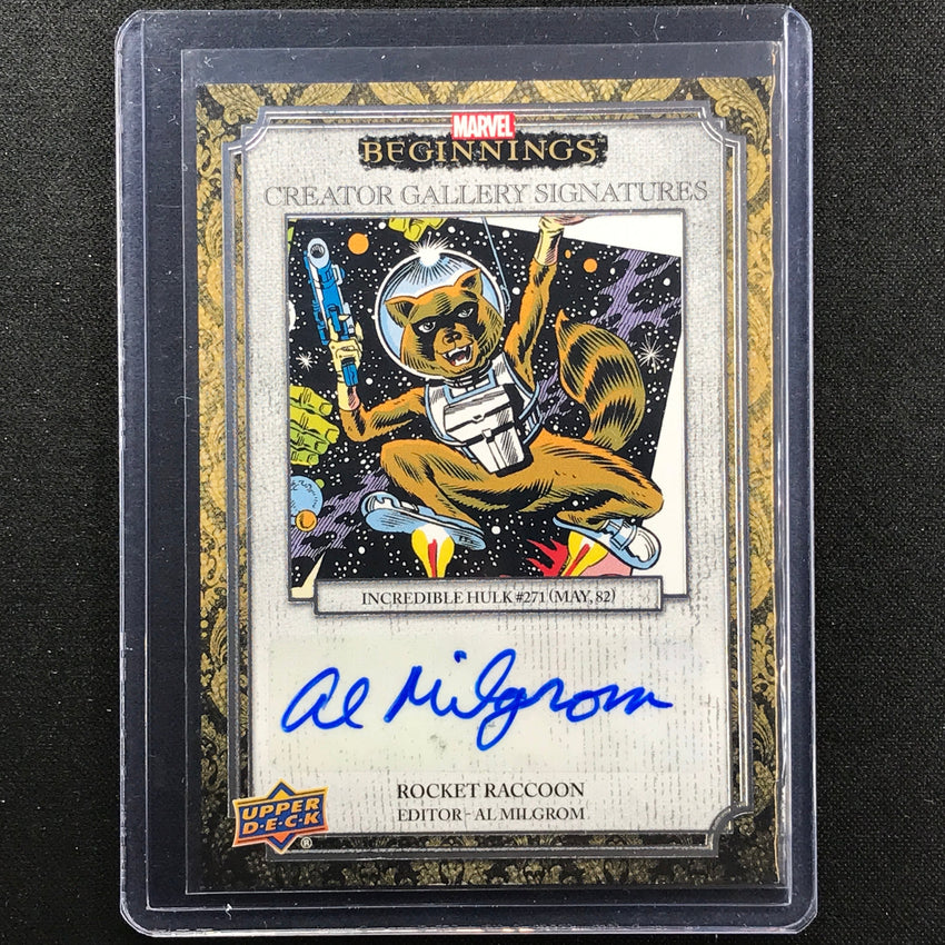 2022 Marvel Beginnings Vol. 2 Series 1 Rocket Raccoon - Al Milgrom Auto No Am-Cherry Collectables