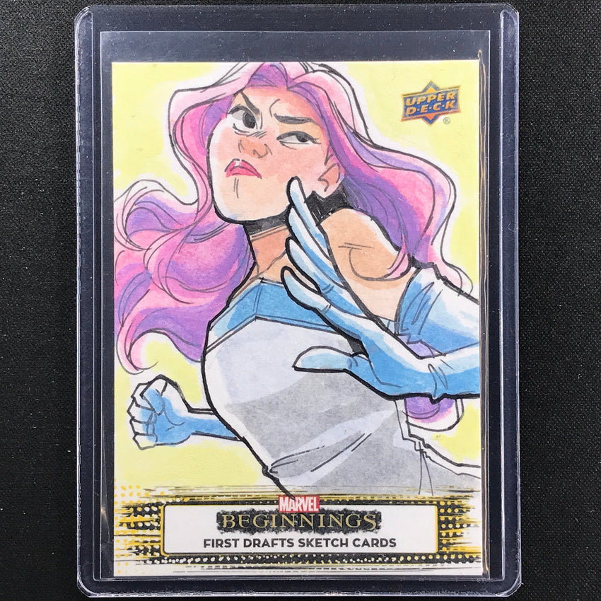 2022 Marvel Beginnings Vol. 2 Series 1 Jessica Jones Sketch 1/1 Dom Bustamante
