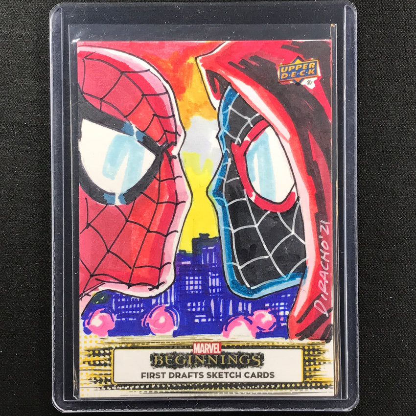 2022 Marvel Beginnings Vol. 2 Series 1 Spider-man Sketch 1/1 Dominic Racho