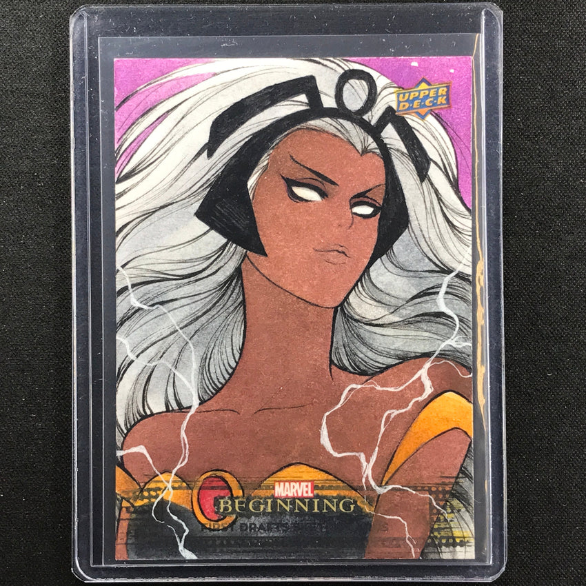 2022 Marvel Beginnings Vol. 2 Series 1 Storm Sketch Card 1/1 Lydi Li Tubillara