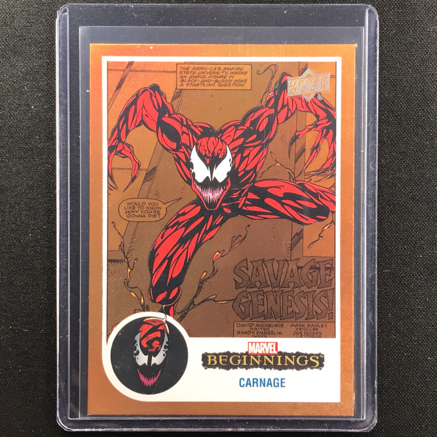 2022 Marvel Beginnings Vol. 2 Series 1 Carnage Flipped Fx Orange 22/39