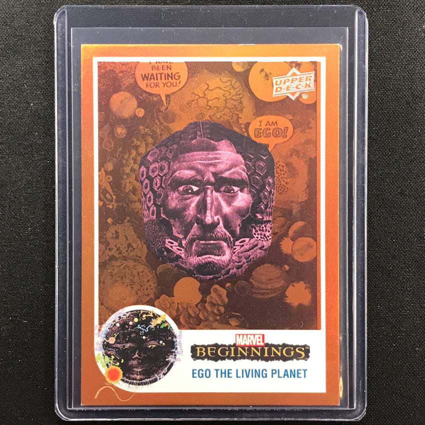 2022 Marvel Beginnings Vol. 2 Series 1 Ego Living Planet Flipped Fx Orange 1/39