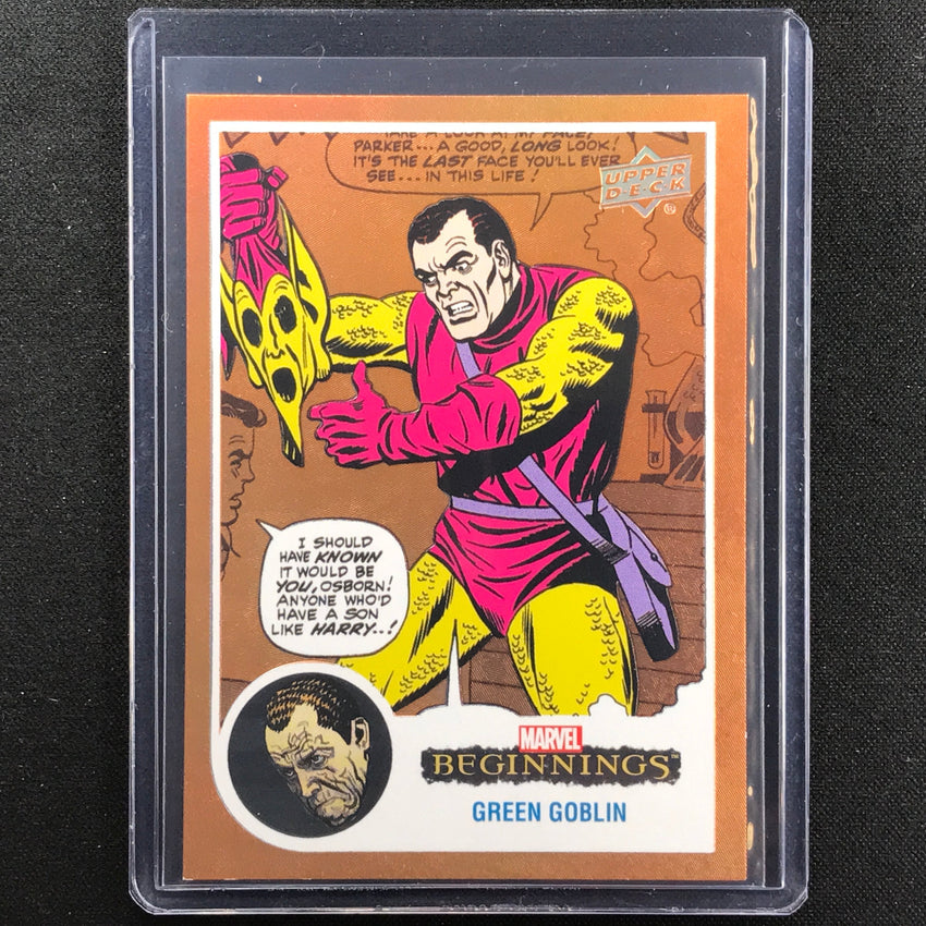 2022 Marvel Beginnings Vol. 2 Series 1 Green Goblin Flipped Fx Orange 3/39