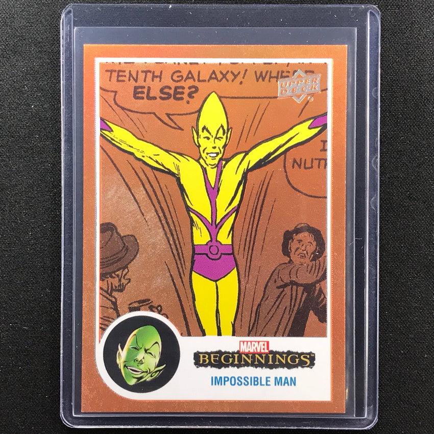 2022 Marvel Beginnings Vol. 2 Series 1 Impossible Man Flipped Fx Orange 7/39