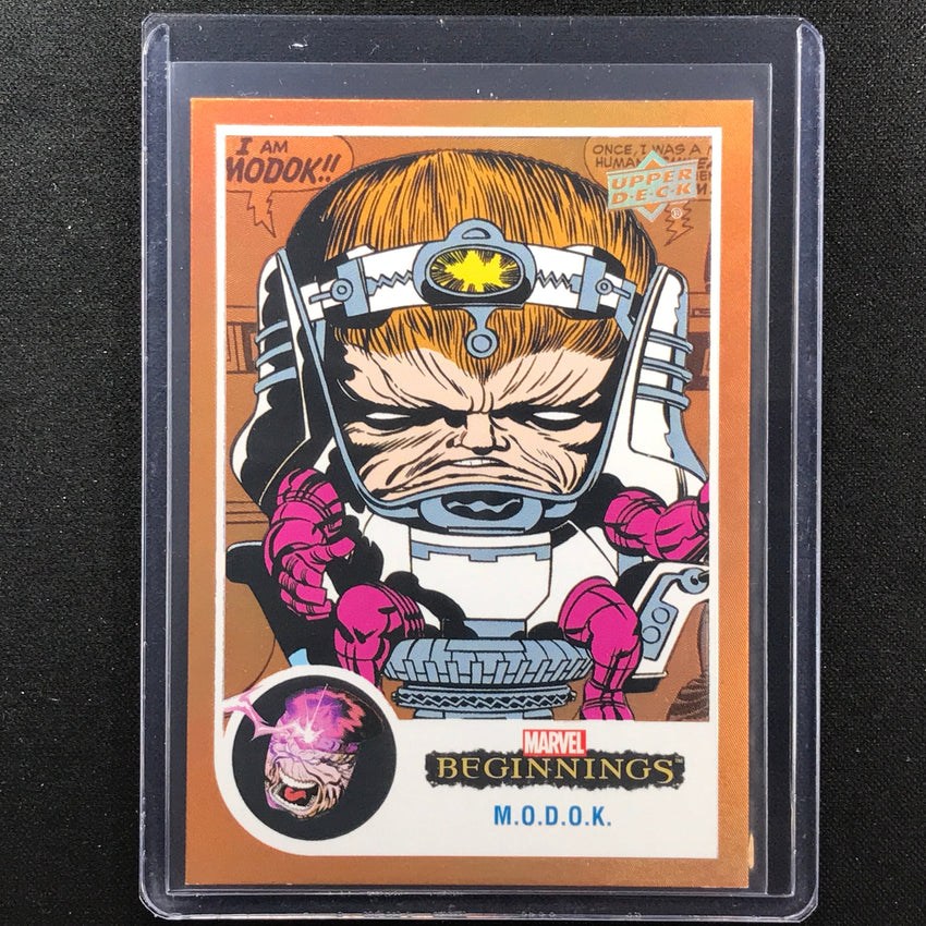 2022 Marvel Beginnings Vol. 2 Series 1 M.o.d.o.k. Flipped Fx Orange 4/39