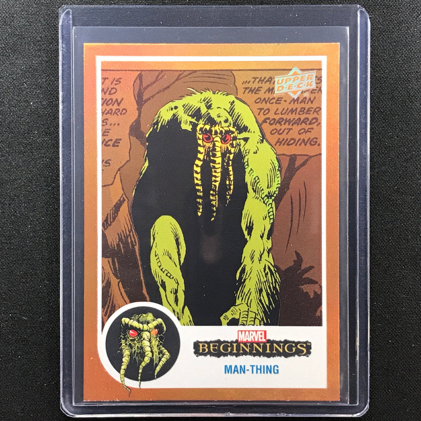 2022 Marvel Beginnings Vol. 2 Series 1 Man-thing Flipped Fx Orange 2/39