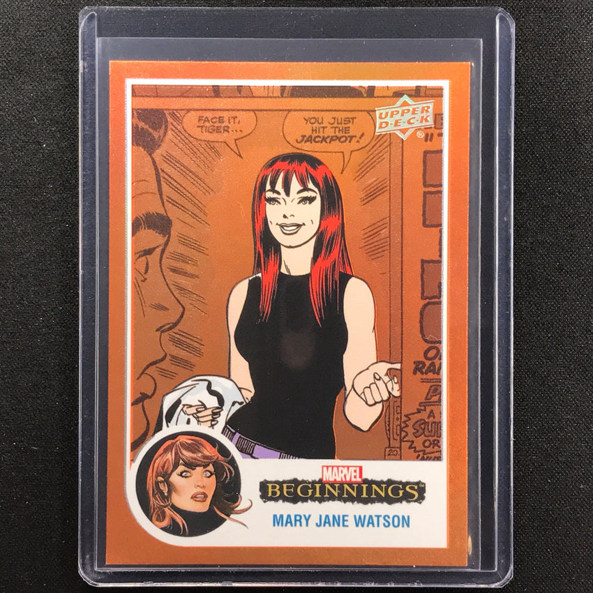 2022 Marvel Beginnings Vol. 2 Series 1 Mary Jane Watson Flipped Fx Orange 2/39