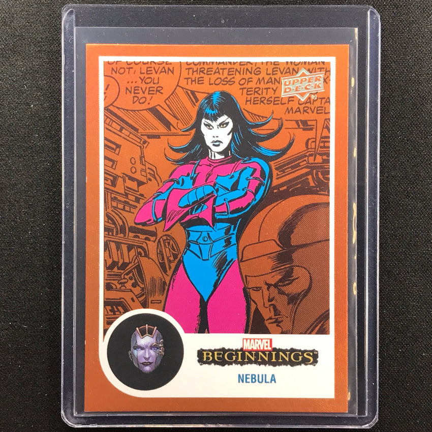 2022 Marvel Beginnings Vol. 2 Series 1 Nebula Flipped Fx Orange 36/39