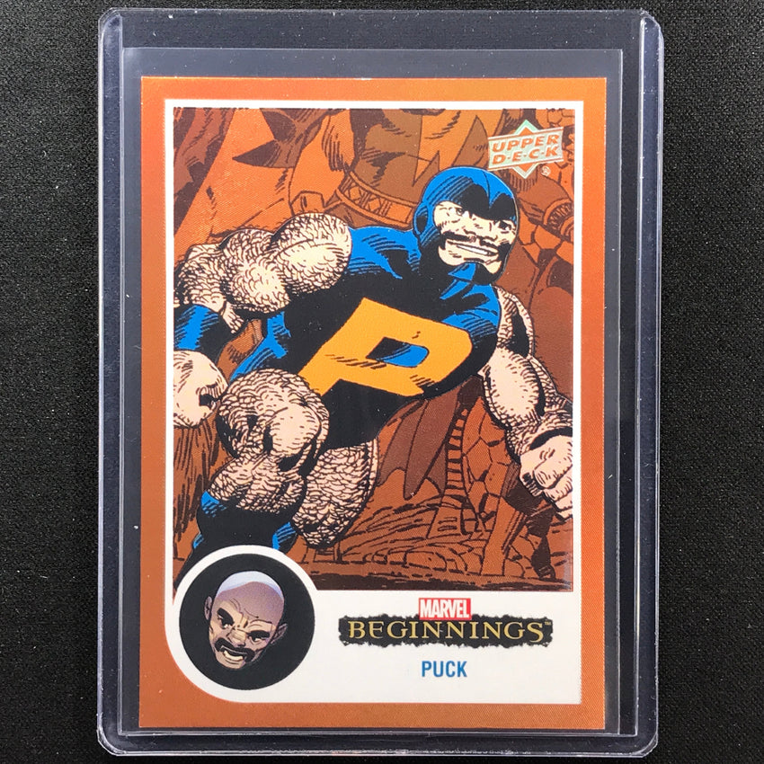 2022 Marvel Beginnings Vol. 2 Series 1 Puck Flipped Fx Orange 39/39