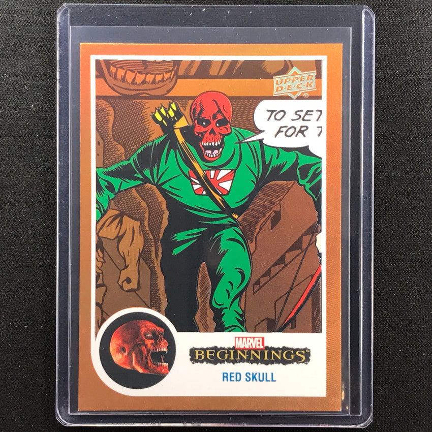 2022 Marvel Beginnings Vol. 2 Series 1 Red Skull Flipped Fx Orange 36/39