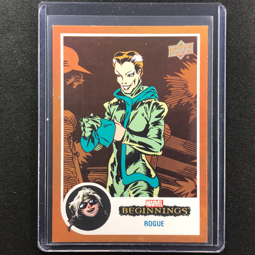 2022 Marvel Beginnings Vol. 2 Series 1 Rogue Flipped Fx Orange 1/39