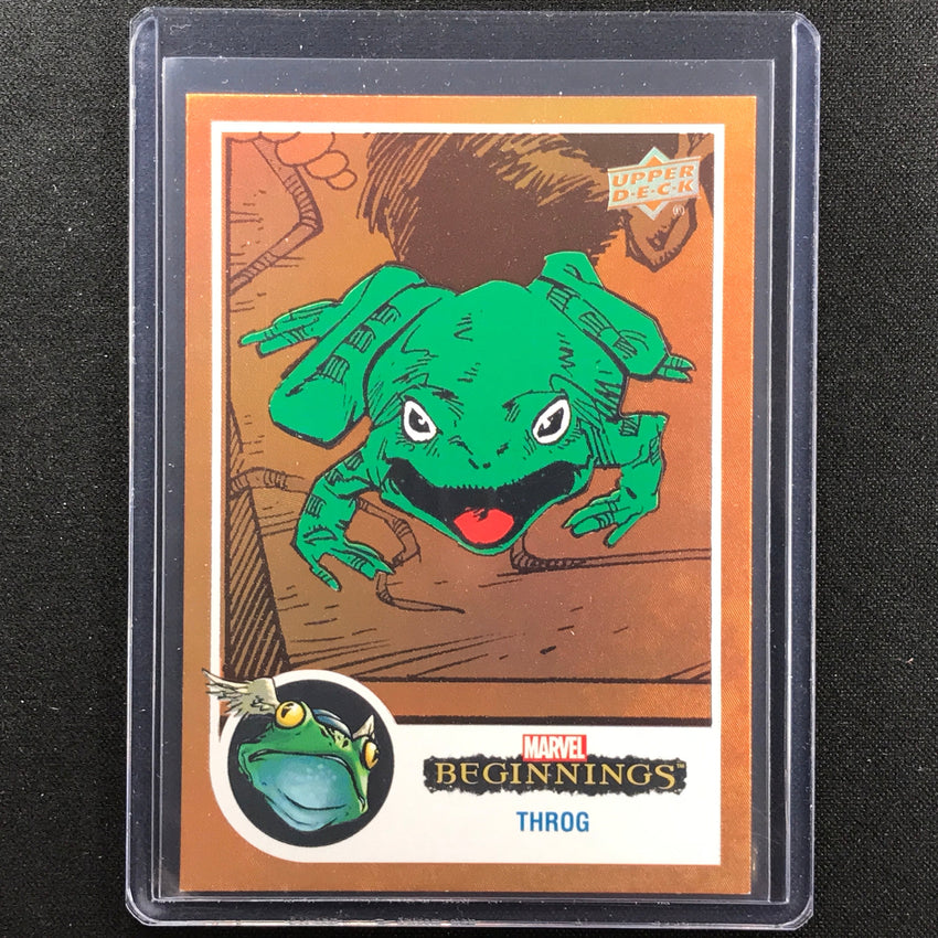 2022 Marvel Beginnings Vol. 2 Series 1 Throg Flipped Fx Orange 5/39