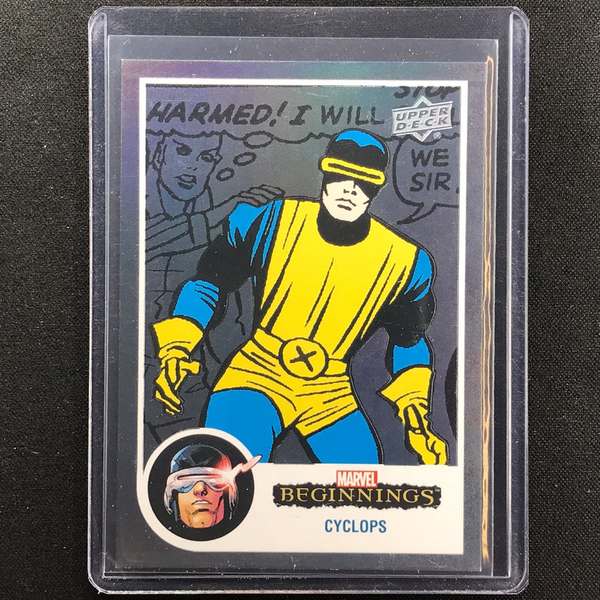 2022 Marvel Beginnings Vol. 2 Series 1 Cyclops Flipped Fx Black 19/25