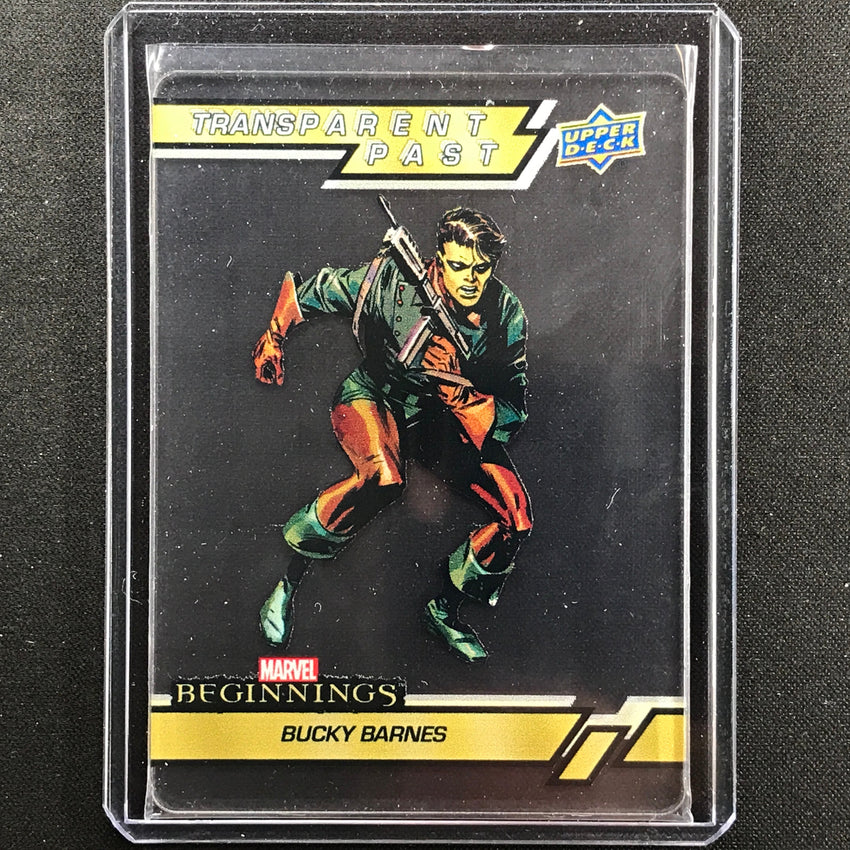 2022 Marvel Beginnings Vol. 2 Series 1 Bucky Barnes Transparent Past Acetate No 5