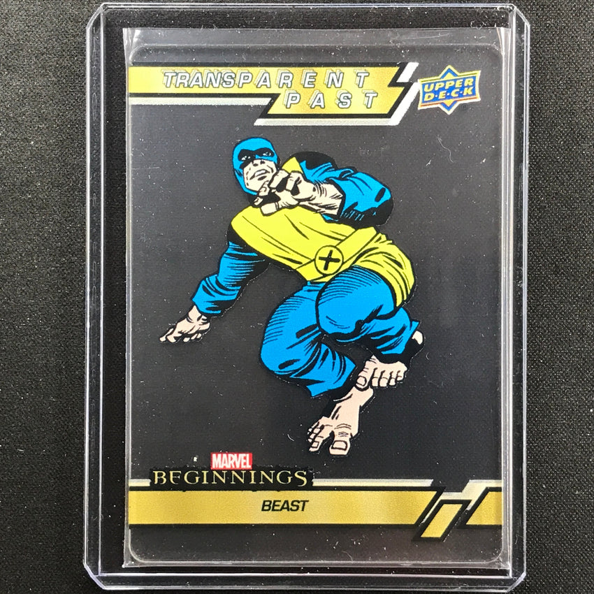 2022 Marvel Beginnings Vol. 2 Series 1 Beast Transparent Past Acetate Sp No 18