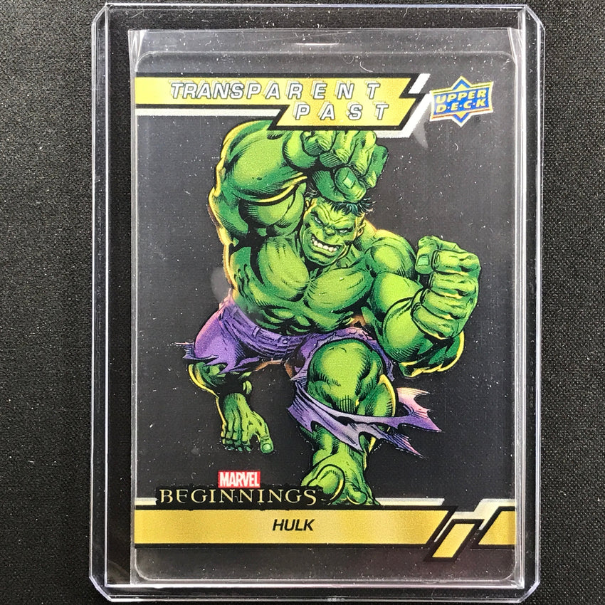 2022 Marvel Beginnings Vol. 2 Series 1 Hulk Transparent Past Acetate Sp No 43