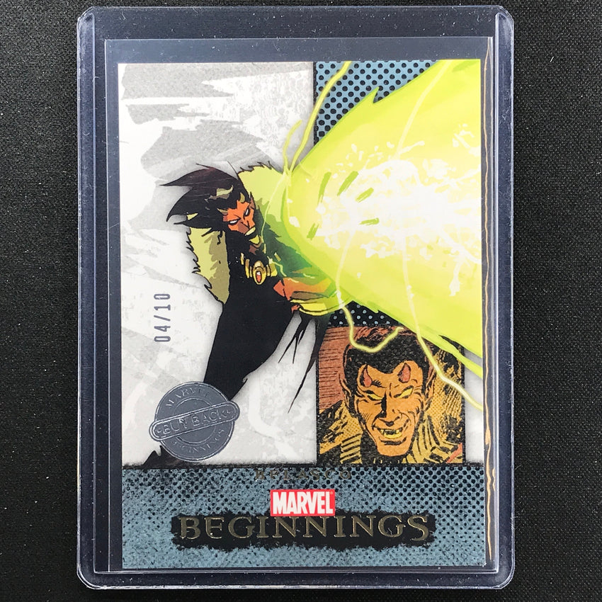 2022 Marvel Beginnings Vol. 2 Series 1 Belasco 2011 Buyback 4/10 No 67
