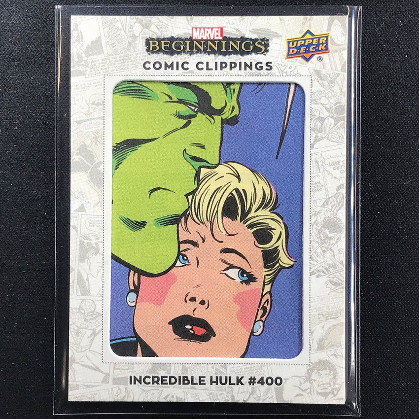 2022 Marvel Beginnings Vol. 2 Series 1 Incredible Hulk 400 Comic Clipping 41/65