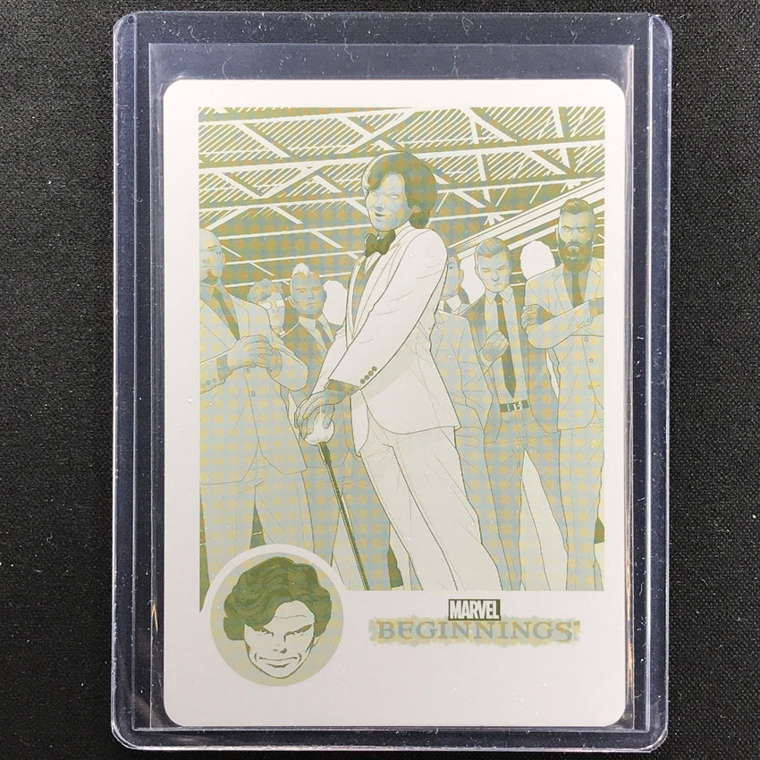 2022 Marvel Beginnings Vol. 2 Series 1 Arcade Base Printing Plate Yellow 1/1