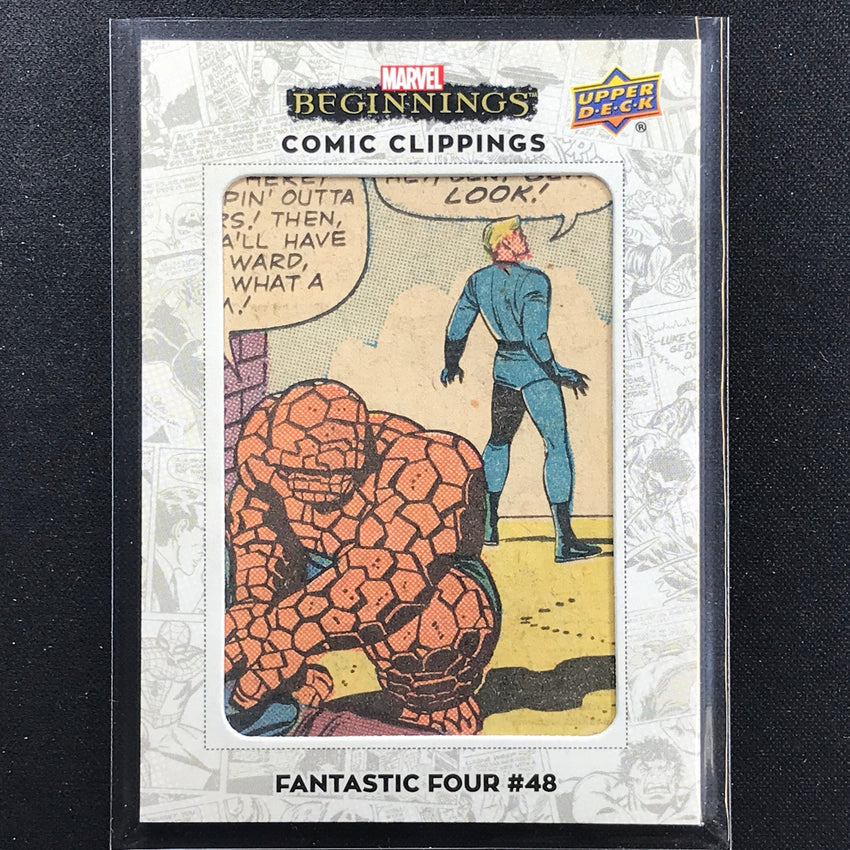 2022 Marvel Beginnings Vol. 2 Series 1 Fantastic Four No 48 Comic Clippings 23/50