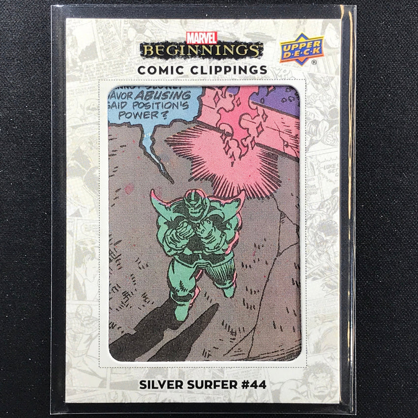 2022 Marvel Beginnings Vol. 2 Series 1 Silver Surfer No 44 Comic Clippings 20/50