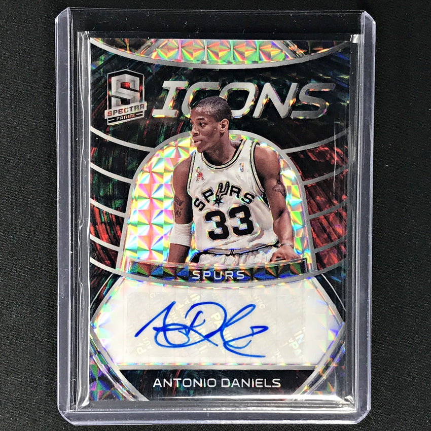2019-20 Spectra ANTONIO DANIELS Icons Meta Auto 19/49-Cherry Collectables