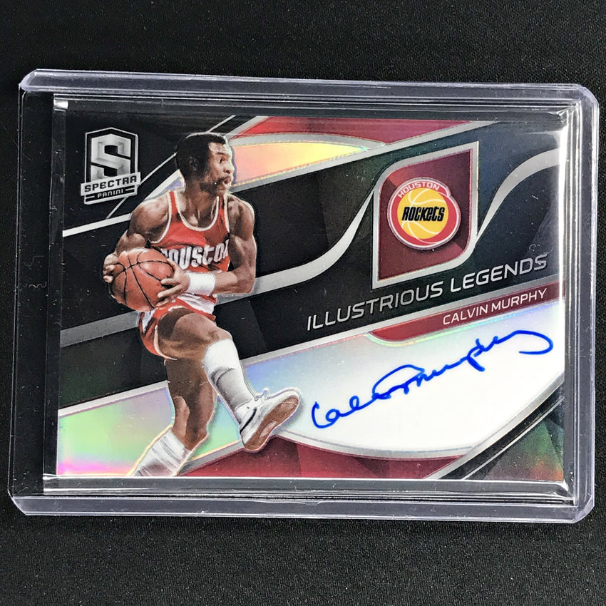 2019-20 Spectra CALVIN MURPHY Illustrious Legends Silver Auto 84/99-Cherry Collectables