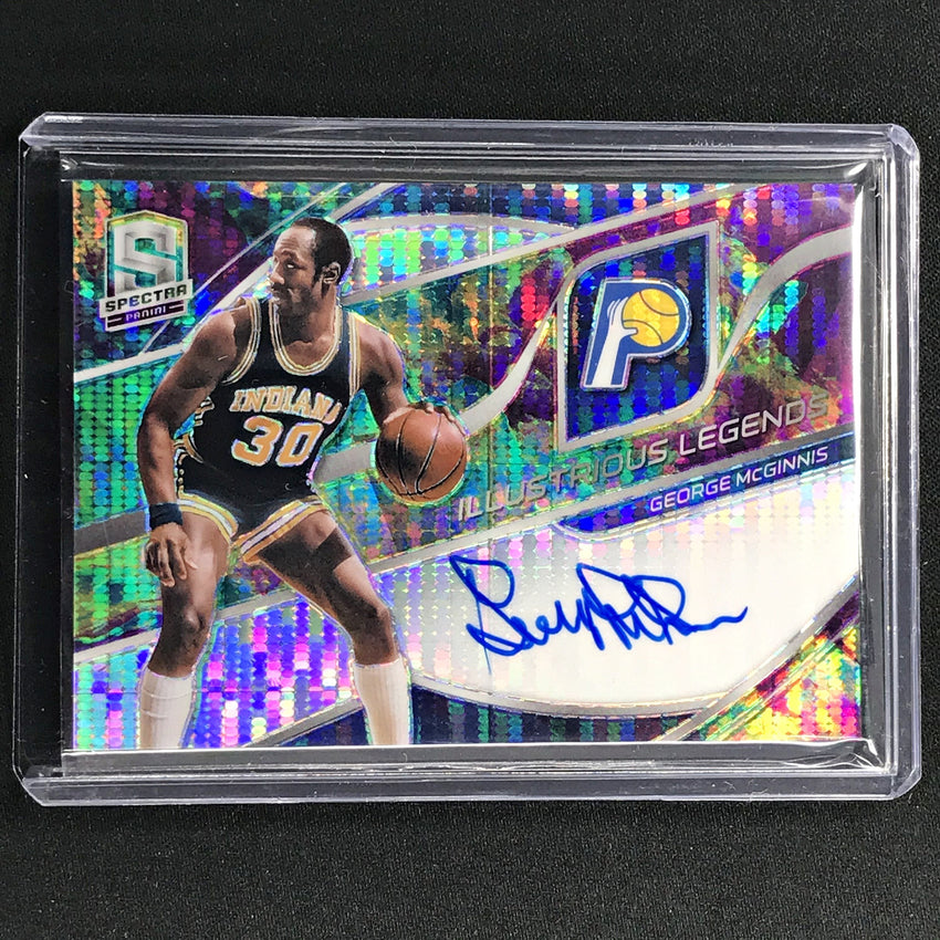 2019-20 Spectra GEORGE MCGINNIS Illustrious Legends Celestial Auto 23/75-Cherry Collectables