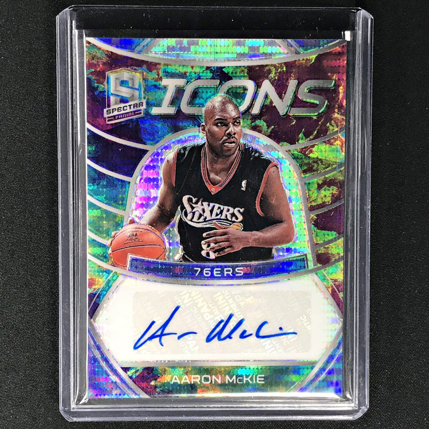 2019-20 Spectra AARON MCKIE Icons Celestial Auto 72/75-Cherry Collectables