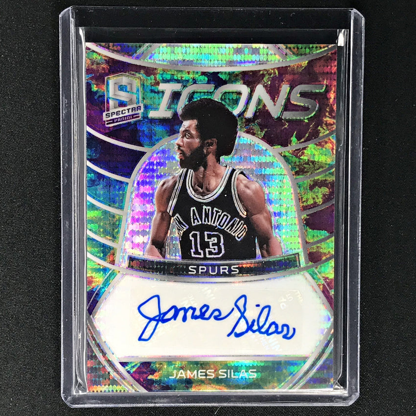 2019-20 Spectra JAMES SILAS Icons Celestial Auto 38/75-Cherry Collectables