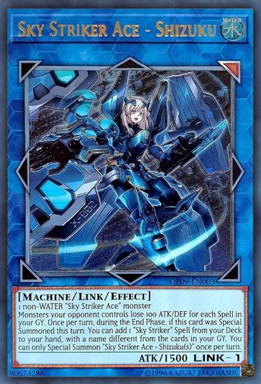 [US PRINT] Sky Striker Ace - Shizuku- Op09-en003 - Ultimate Rare