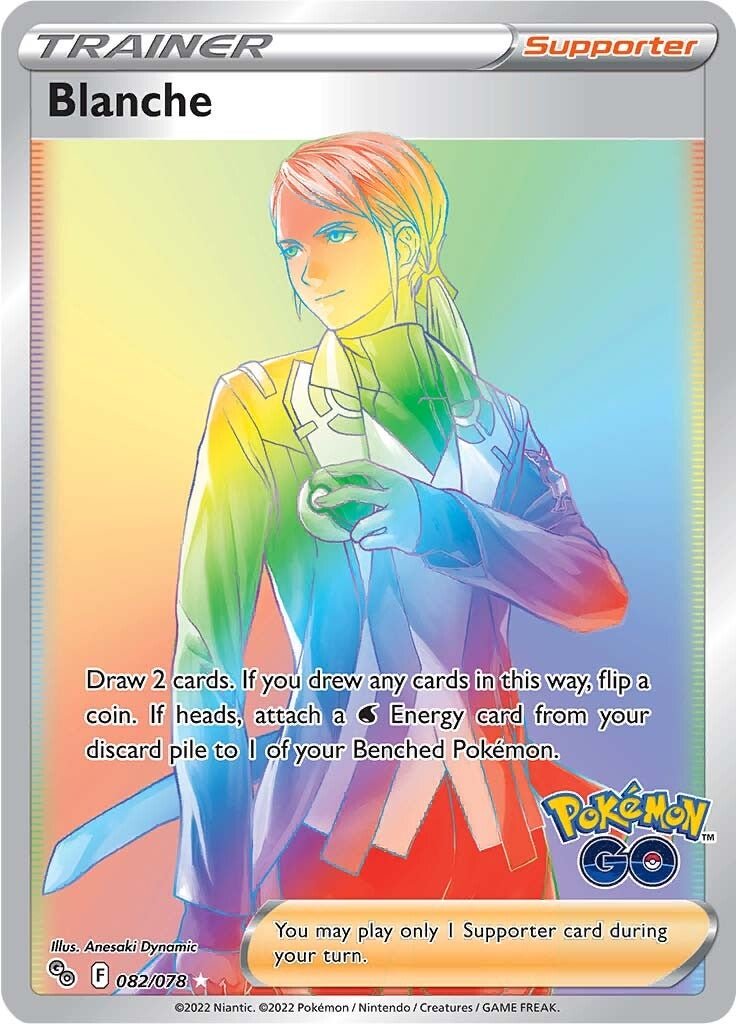 Blanche - 082/078 - Hyper Rare Pokemon Go